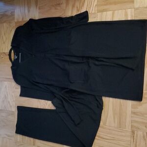 DKNY/Chicos Tank & Duster/Cardigan & Pants (3 Pieces)